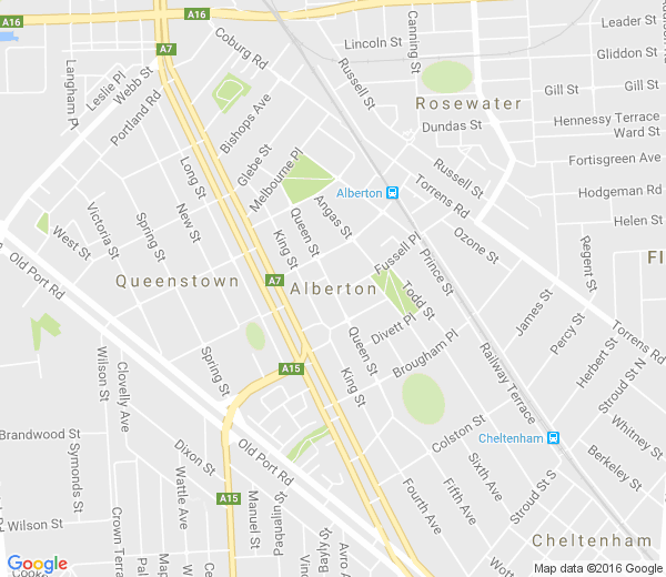Map of ALBERTON SA