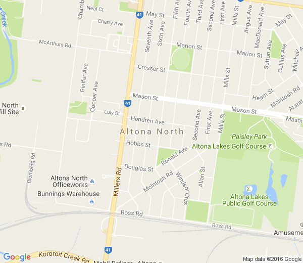 Map of ALTONA NORTH VIC