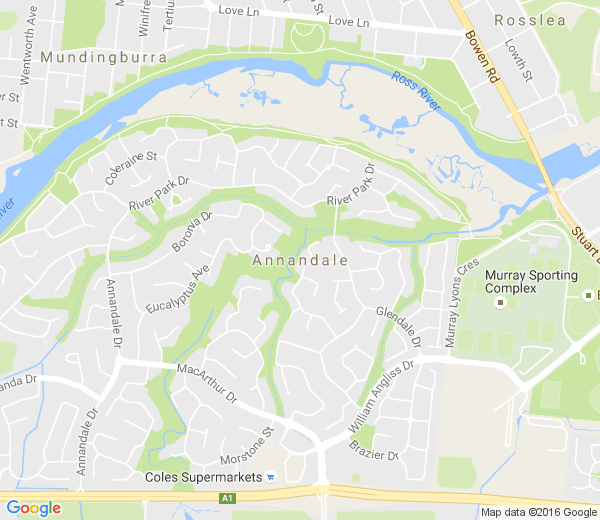 Map of ANNANDALE QLD