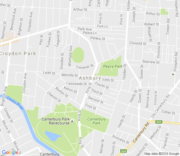 Map of ASHBURY NSW