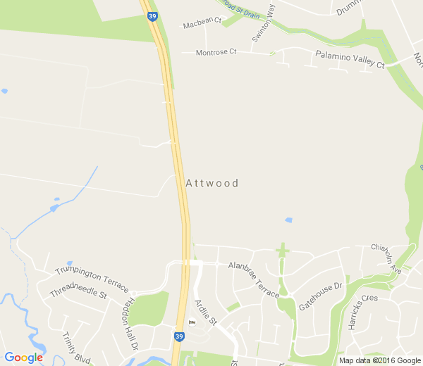 Map of ATTWOOD VIC