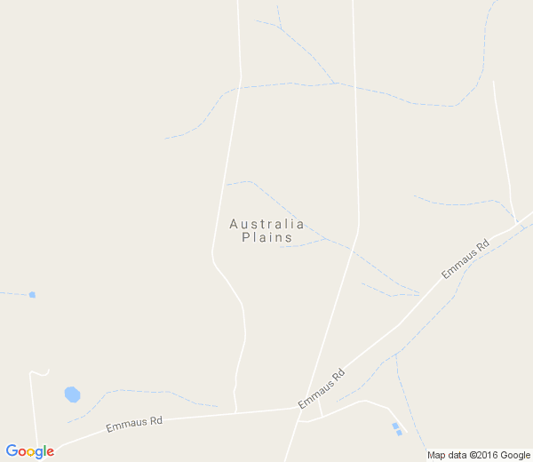 Map of AUSTRALIA PLAINS SA