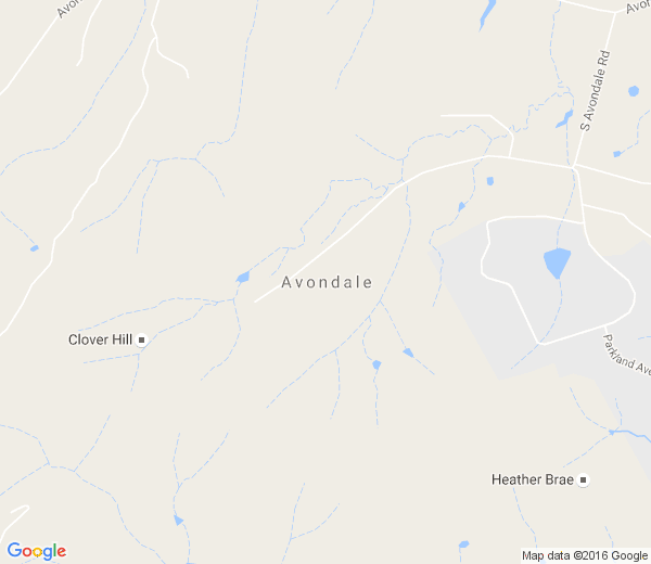 Map of AVONDALE NSW