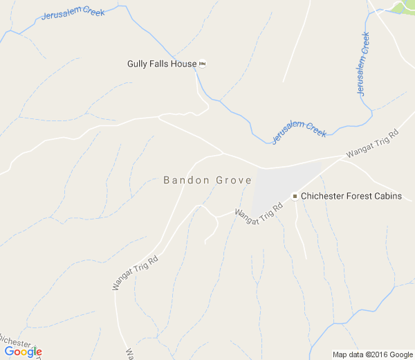 Map of BANDON GROVE NSW