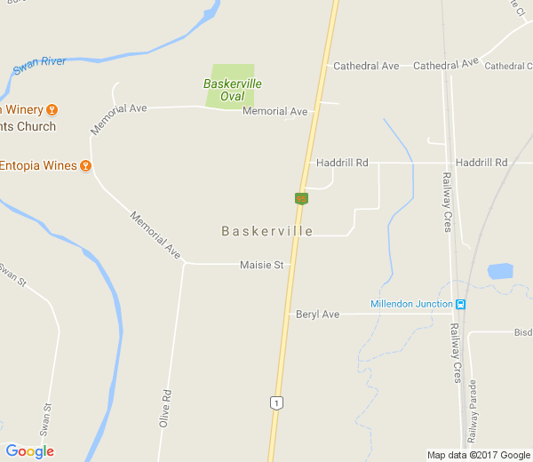 Map of BASKERVILLE WA