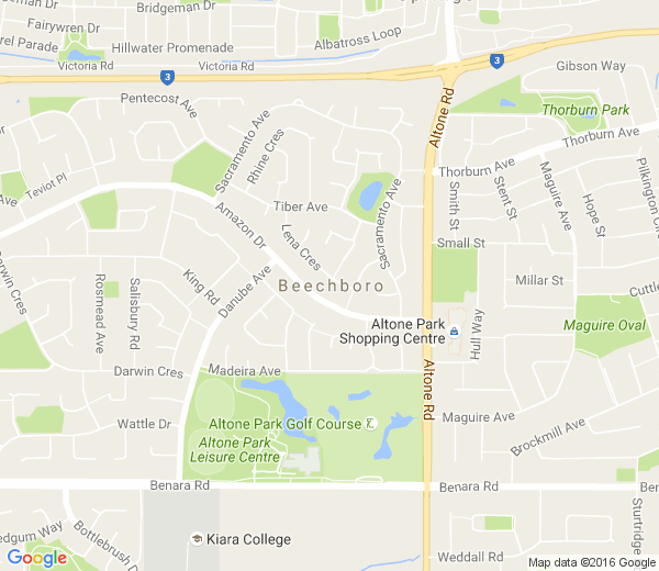 Map of BEECHBORO WA