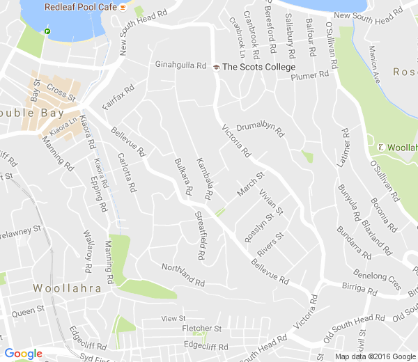 Map of BELLEVUE HILL NSW