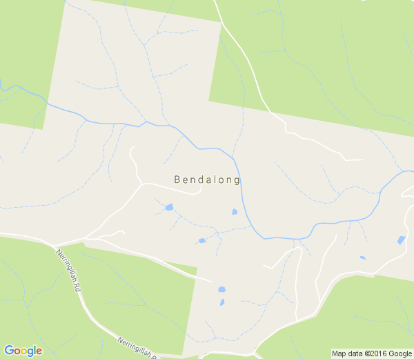 Map of BENDALONG NSW