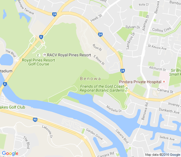 Map of BENOWA QLD