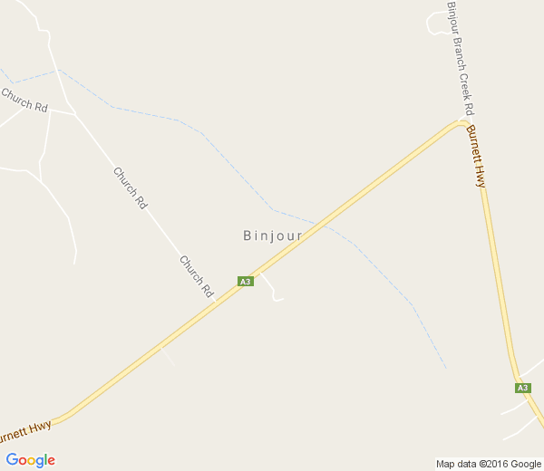 Map of BINJOUR QLD