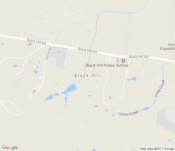 Map of BLACK HILL NSW