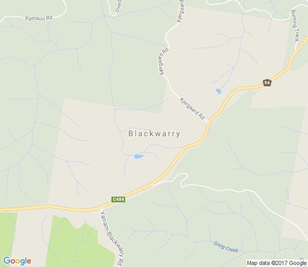Map of BLACKWARRY VIC