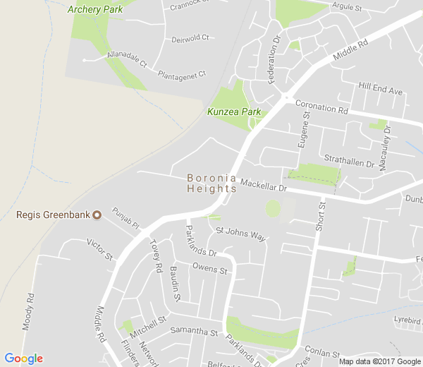 Map of BORONIA HEIGHTS QLD