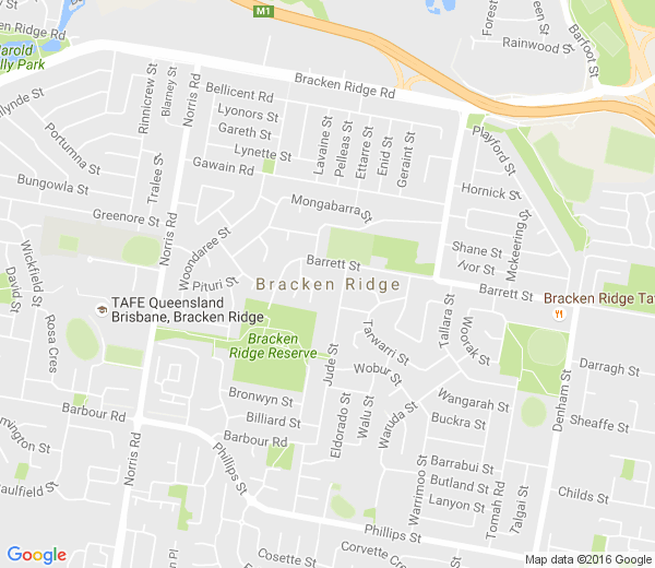 Map of BRACKEN RIDGE QLD