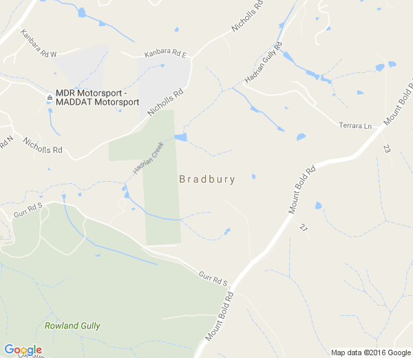Map of BRADBURY SA