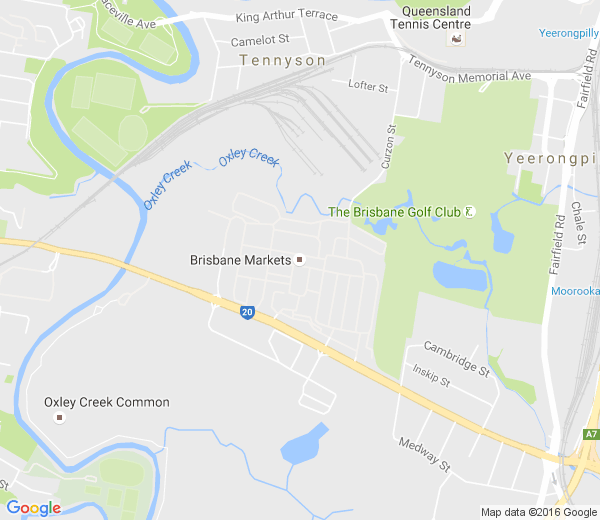 Map of BRISBANE MARKET QLD