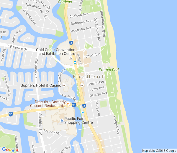 Map of BROADBEACH QLD