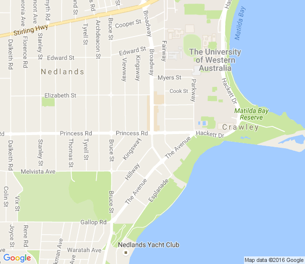 Map of BROADWAY WA