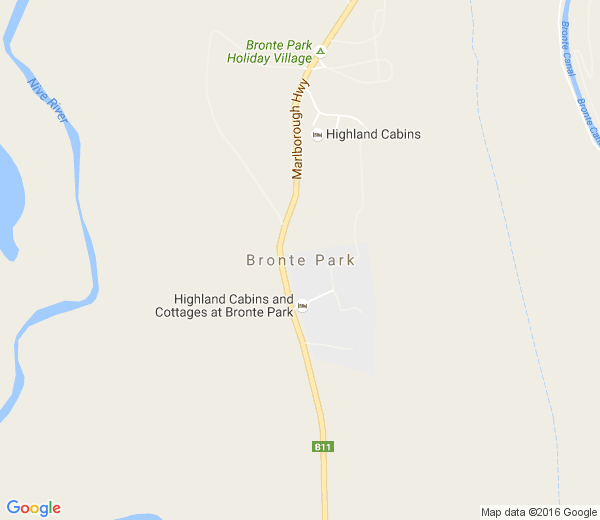 Map of BRONTE PARK TAS