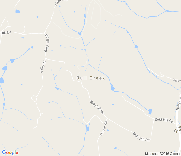 Map of BULL CREEK SA