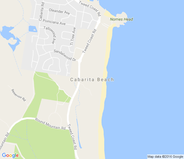 Map of CABARITA BEACH NSW