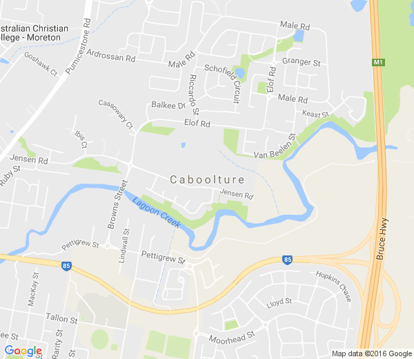 Map of CABOOLTURE QLD