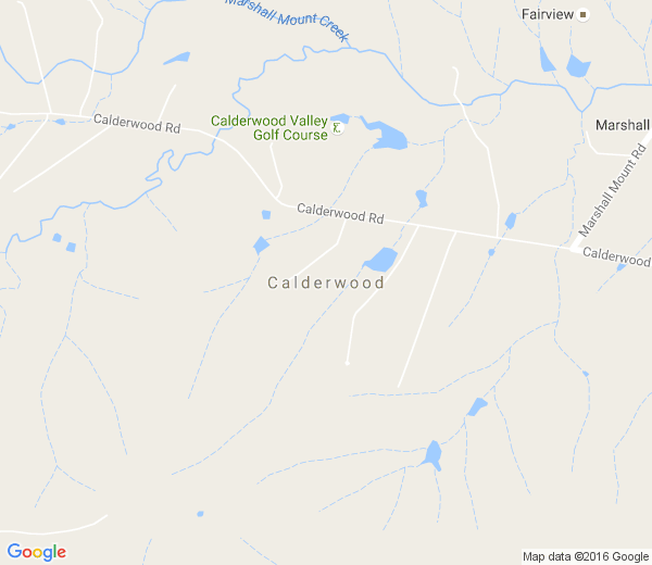 Map of CALDERWOOD NSW
