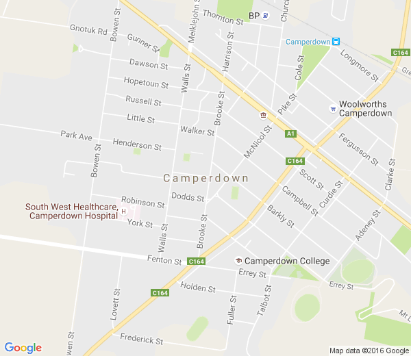 Map of CAMPERDOWN VIC
