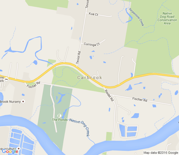 Map of CARBROOK QLD