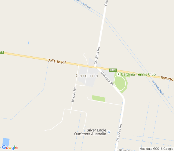 Map of CARDINIA VIC