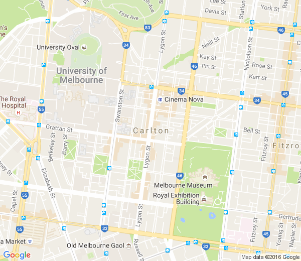 Map of CARLTON VIC