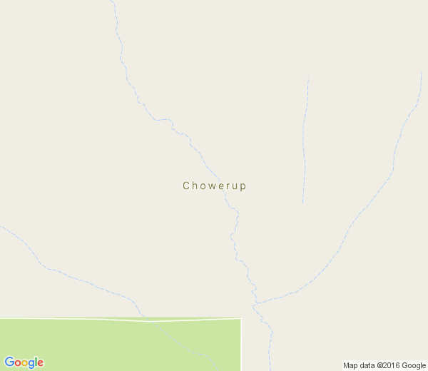 Map of CHOWERUP WA