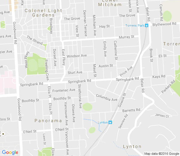 Map of CLAPHAM SA