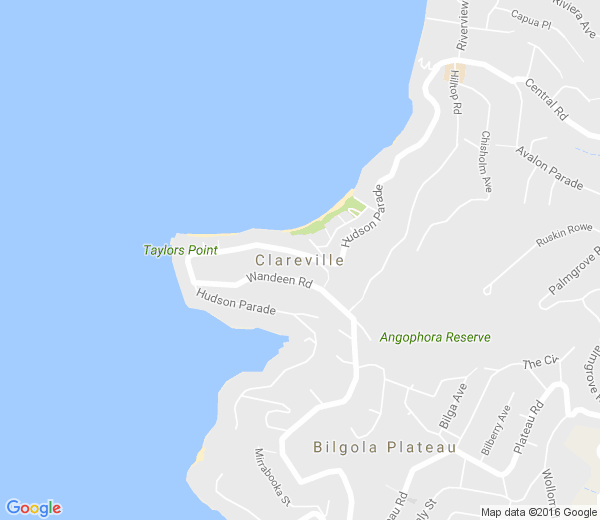 Map of CLAREVILLE NSW