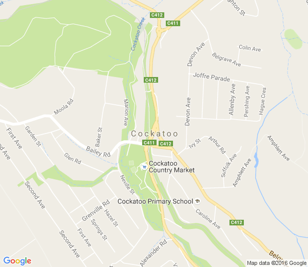 Map of COCKATOO VIC