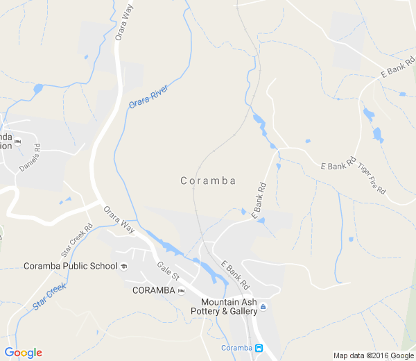 Map of CORAMBA NSW