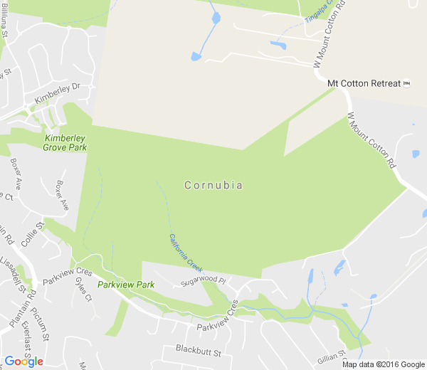 Map of CORNUBIA QLD