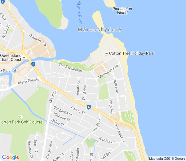 Map of COTTON TREE QLD