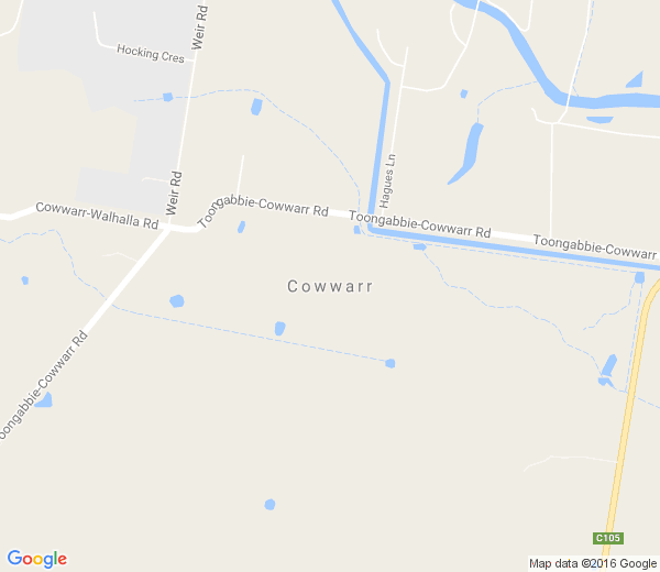 Map of COWWARR VIC
