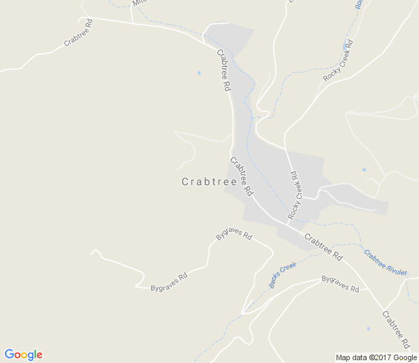 Map of CRABTREE TAS