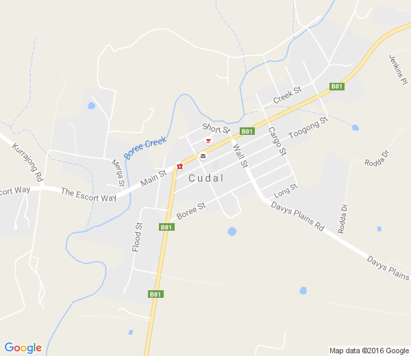 Map of CUDAL NSW