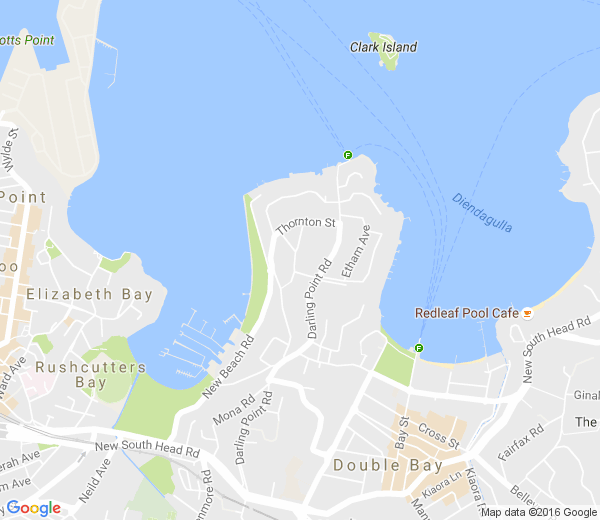 Map of DARLING POINT NSW