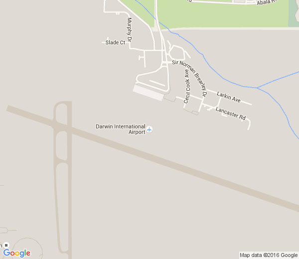 Map of DARWIN NT