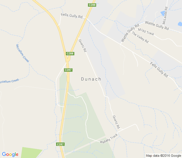 Map of DUNACH VIC