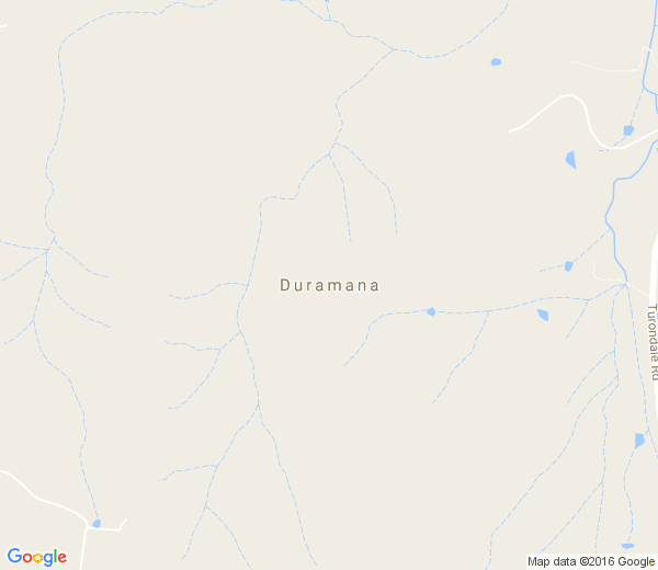 Map of DURAMANA NSW