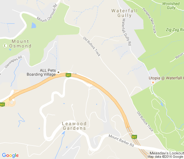 Map of EAGLE ON THE HILL SA