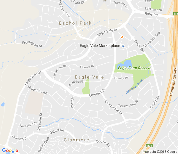 Map of EAGLE VALE NSW