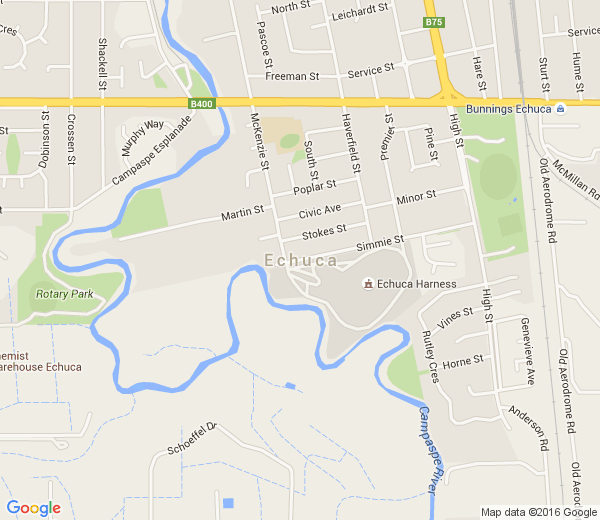 Map of ECHUCA VIC