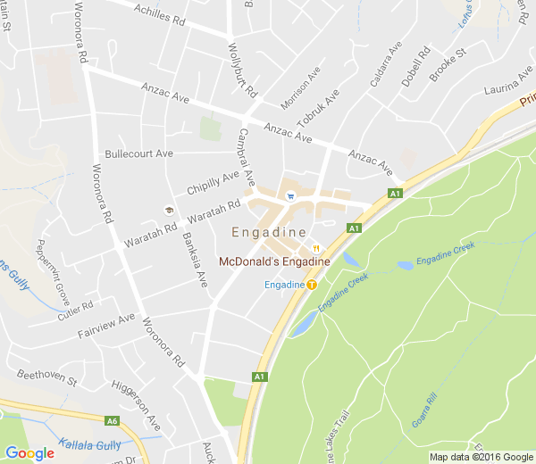 Map of ENGADINE NSW