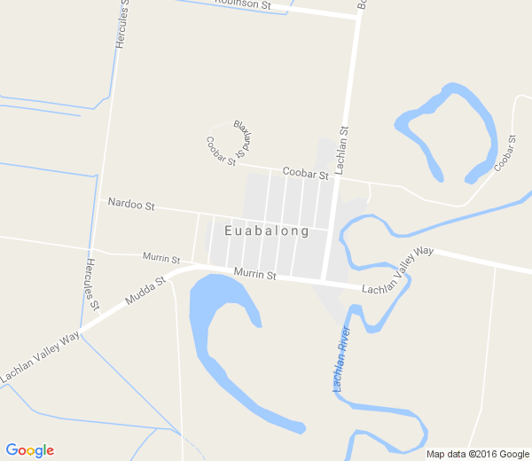 Map of EUABALONG NSW